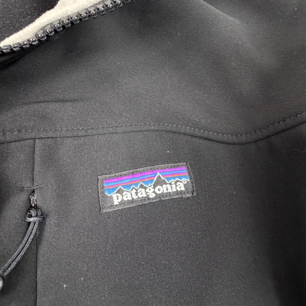 Patagonia Womens Jacket Talus Softshell Fleece Lined Full Zip Black S - Picture 4 of 7